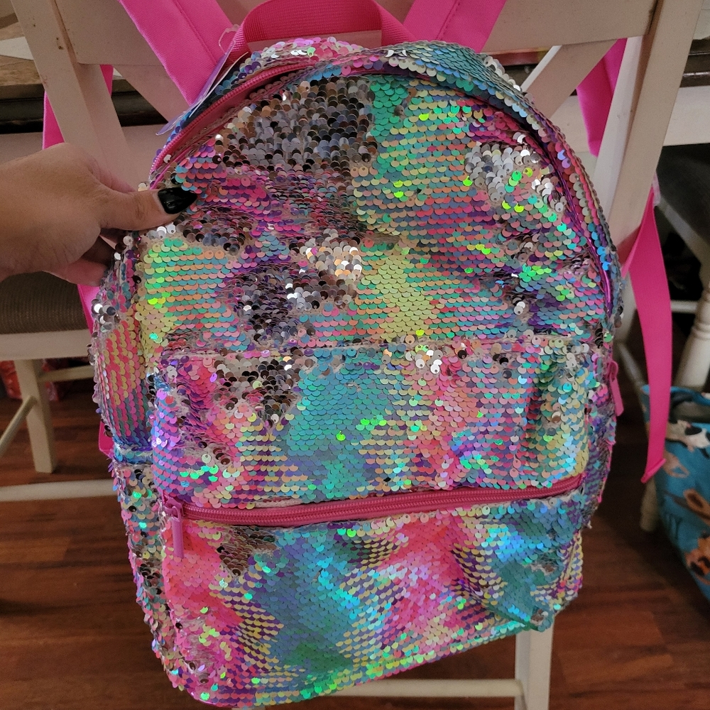 Kids sequin backpack